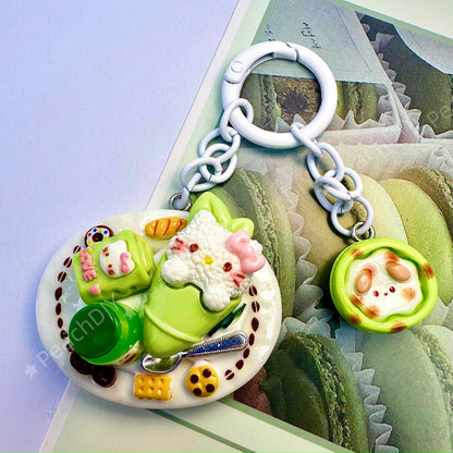 Llavero en miniatura HelloKitty Roll Decoden