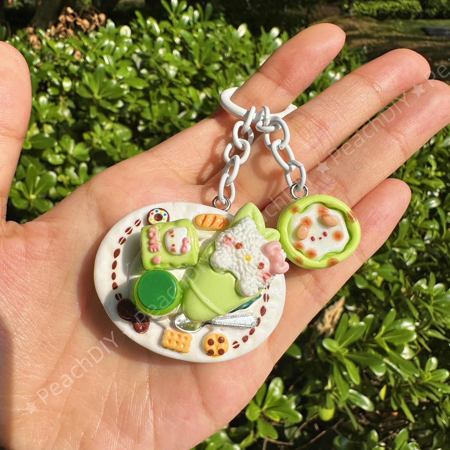 Llavero en miniatura HelloKitty Roll Decoden